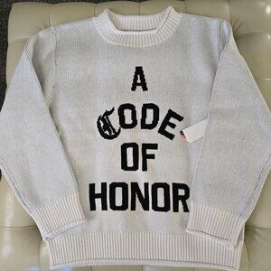 Honor The Gift Men Code Of Honor Sweater (white) SIZE XXL